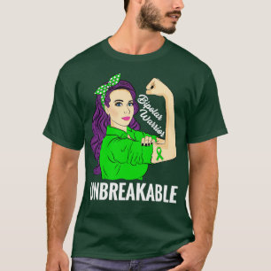 Bipolar Disorder Awareness Warrior Unbreakable T-Shirt