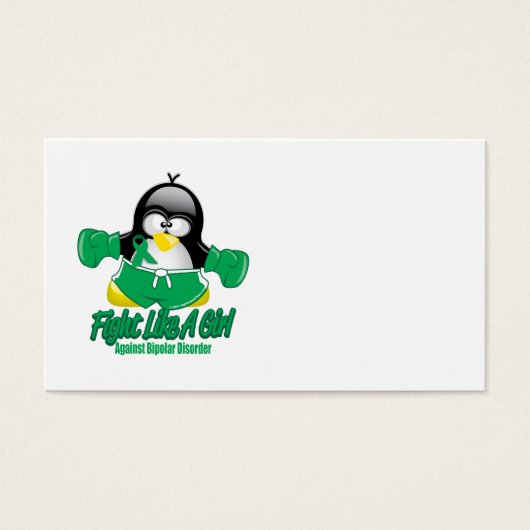 Bipolar Disorder Fighting Penguin (Front)