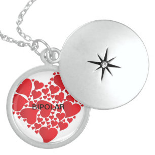 BIPOLAR DISORDER LOVE STERLING SILVER NECKLACE