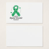 Bipolar Disorder Ribbon of Butterflies (Front & Back)