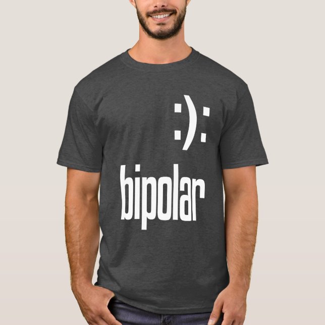 Bipolar Geek Gift T-Shirt (Front)