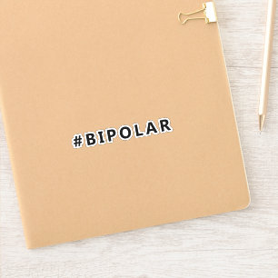 Bipolar hashtag sticker