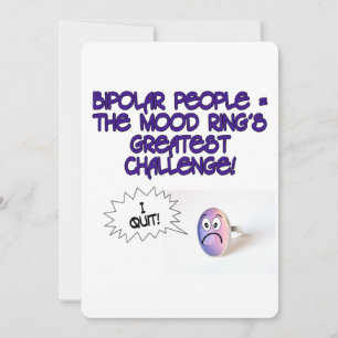 Bipolar Mood Ring Thank You Card