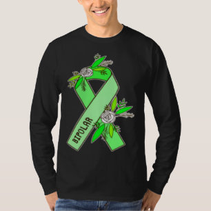 Bipolar Ribbon Pocket  Bipolar Disorder Awareness T-Shirt