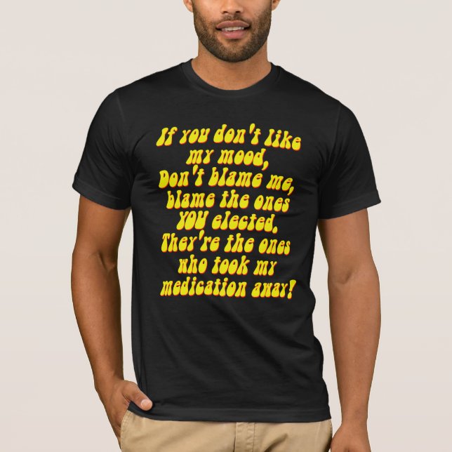 Bipolar Syndrome Depression Medicine T-Shirt (Front)