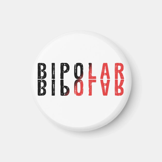Bipolar text design magnet (Front)