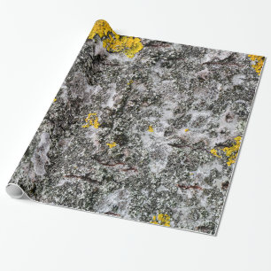 Birch and Lichen Wrapping Paper