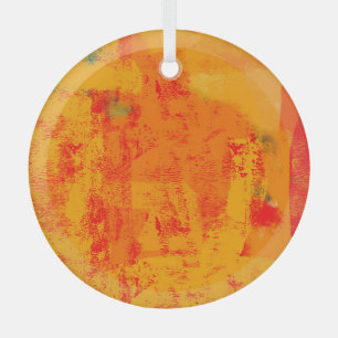 Birch Bark Close-Up: Natural Texture. Glass Ornament