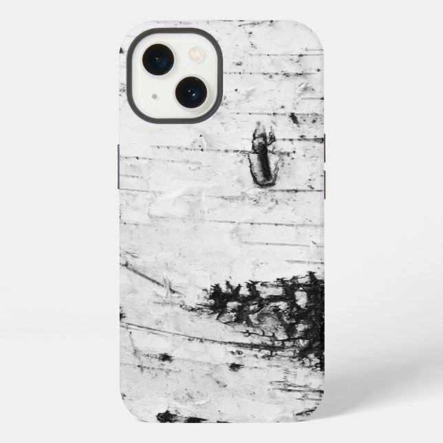 Birch bark iphone case (Back)