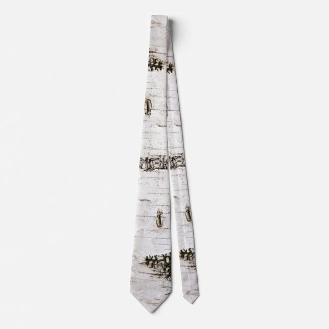 Birch bark neck tie (Front)