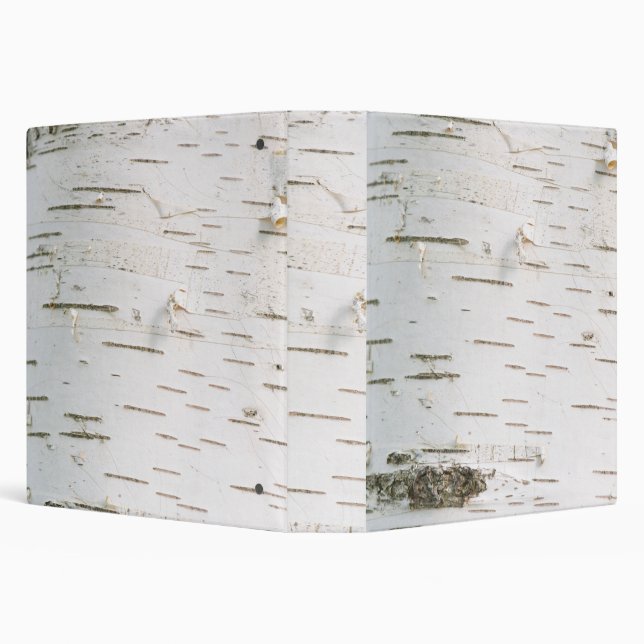 Birch bark pattern 3 ring binder (Background)
