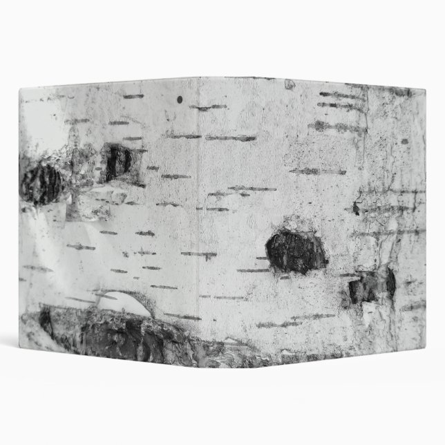 Birch bark pattern 3 ring binder (Background)