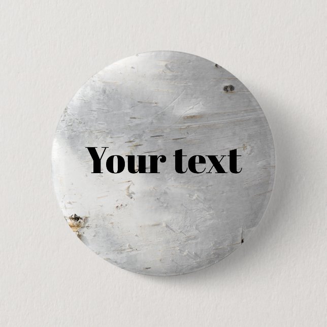 Birch bark pattern button (Front)