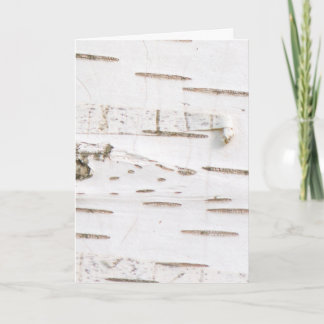 Birch bark pattern card