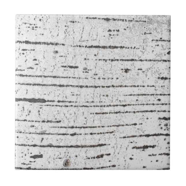 Birch bark pattern ceramic tile (Front)