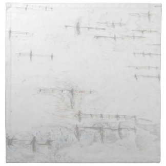 Birch bark pattern cloth napkin