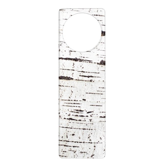 Birch bark pattern door hanger (Front)