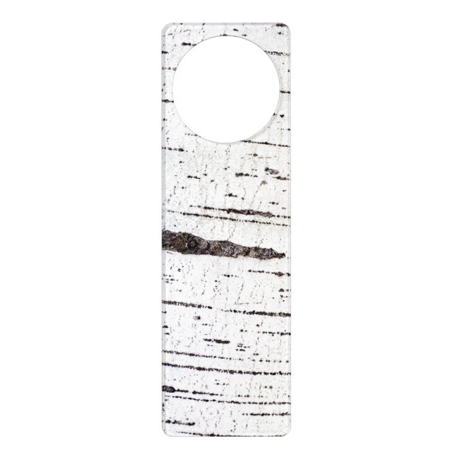 Birch bark pattern door hanger (Front)