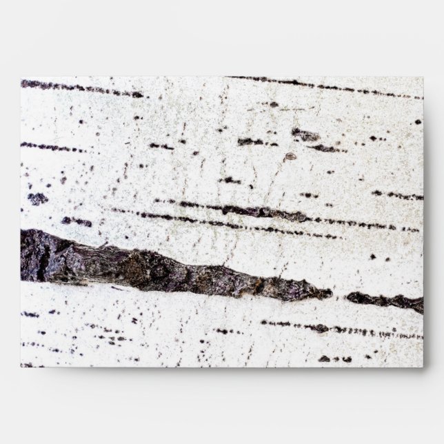 Birch bark pattern envelope (Front)