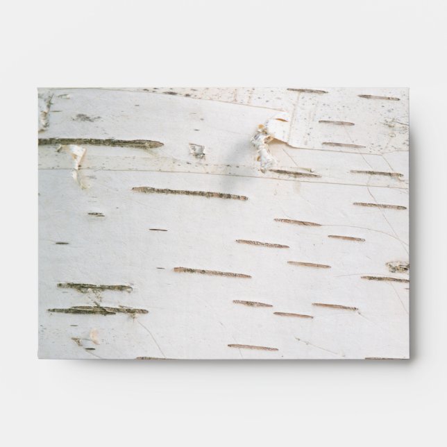 Birch bark pattern envelope (Front)