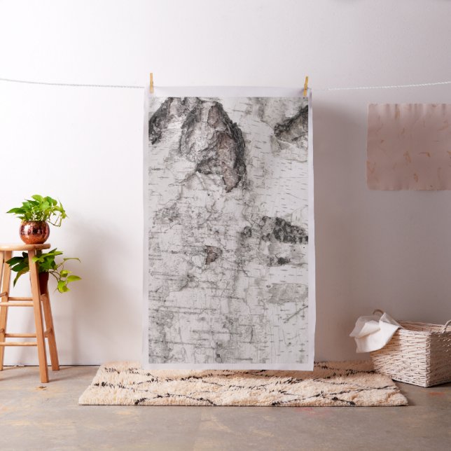 Birch bark pattern fabric (In Situ)