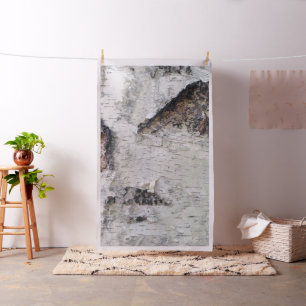 Birch bark pattern fabric