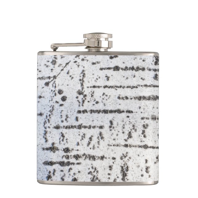 Birch bark pattern flask (Front)