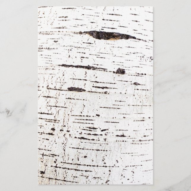 Birch bark pattern flyer (Front)