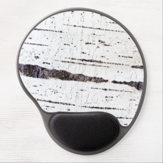 Birch bark pattern gel mouse pad