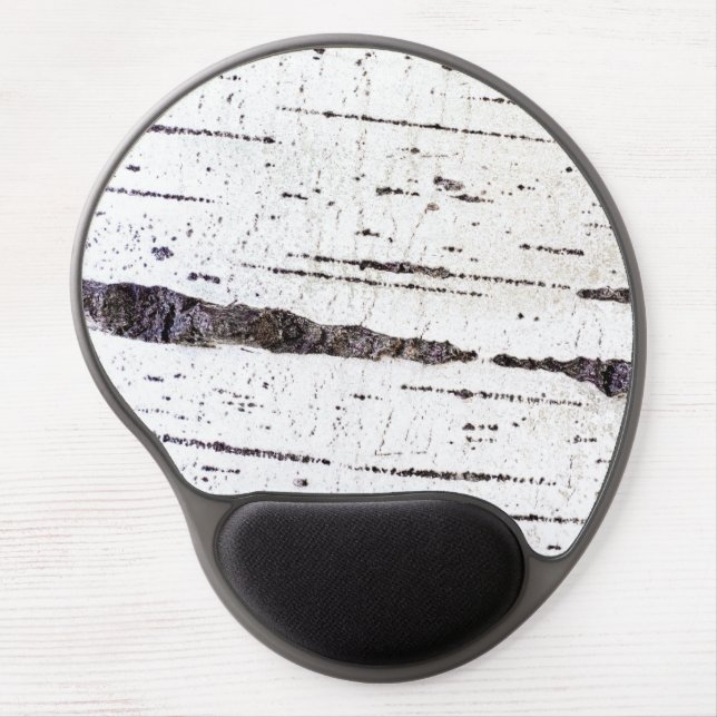 Birch bark pattern gel mouse pad (Front)