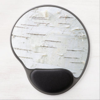 Birch bark pattern gel mouse pad