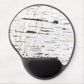Birch bark pattern gel mouse pad