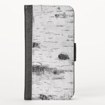 Birch Bark Pattern Iphone Wallet Case by igorsin at Zazzle