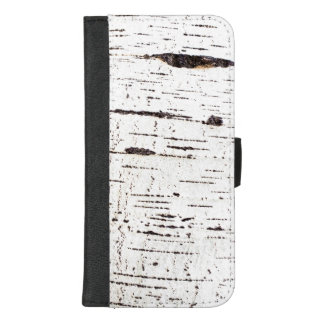 Birch bark pattern iPhone 8/7 plus wallet case