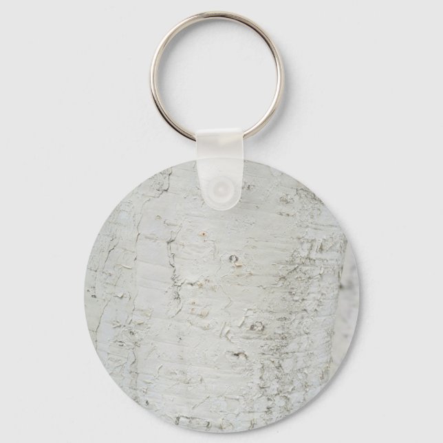 Birch bark pattern keychain (Front)