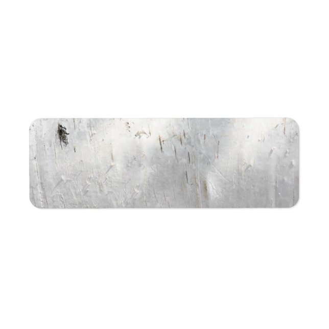 Birch bark pattern label (Front)