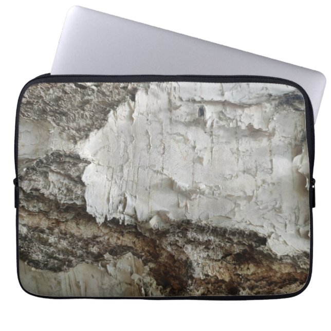 Birch bark pattern laptop sleeve (Front)