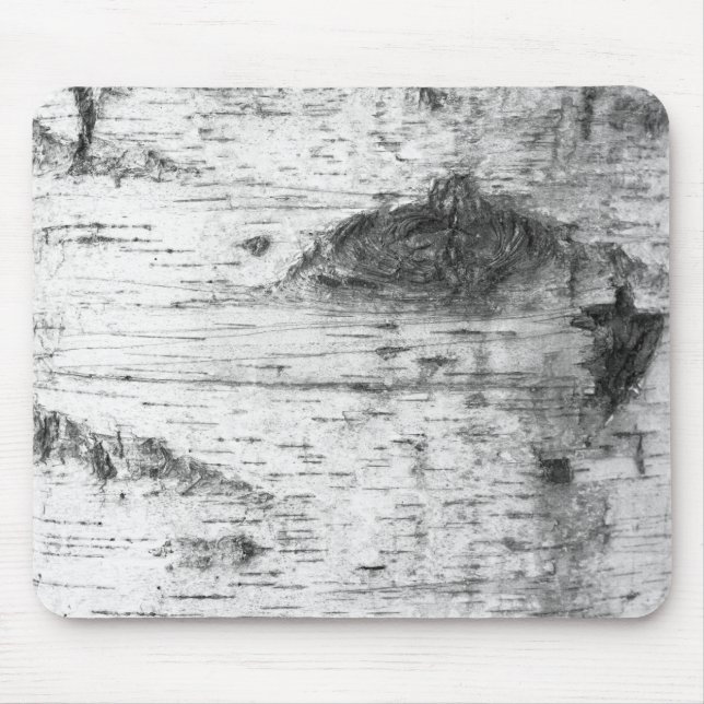 Birch bark pattern mouse pad (Front)
