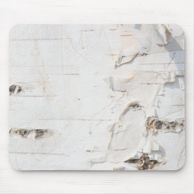 Birch bark pattern mouse pad (Front)