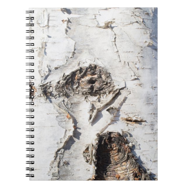 Birch bark pattern notebook (Front)