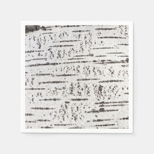 Birch bark pattern paper napkins (Front)