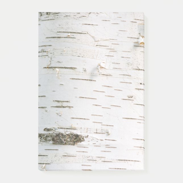 Birch bark pattern post-it notes (Front)