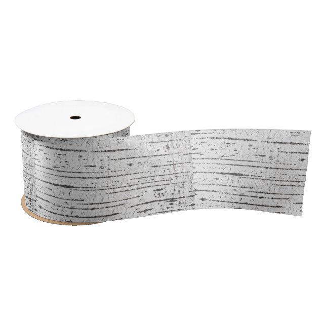 Birch bark pattern satin ribbon (Spool)