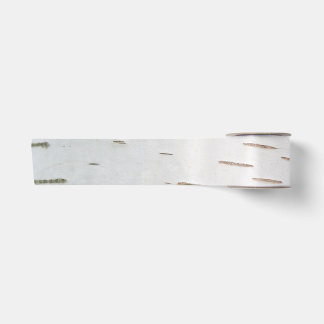 Birch bark pattern satin ribbon