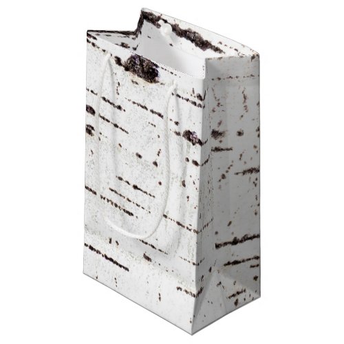 Birch bark pattern small gift bag