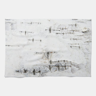 Birch bark pattern towel