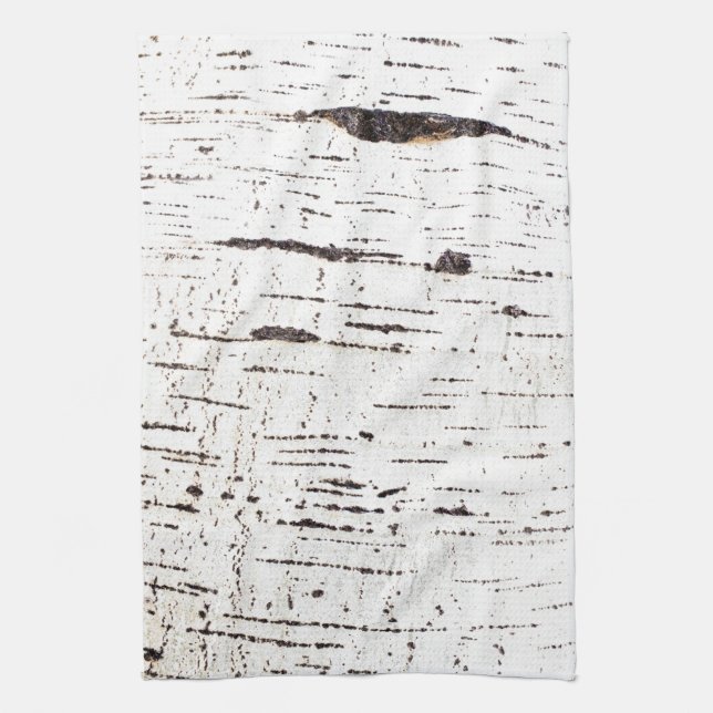 Birch bark pattern towel (Vertical)