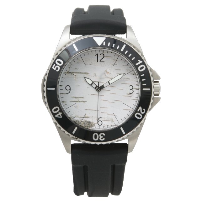 Birch bark pattern watch (Front)