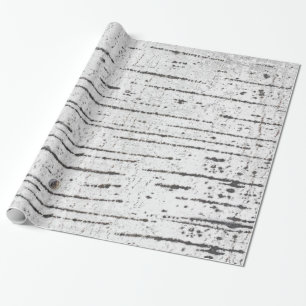 Birch bark pattern wrapping paper