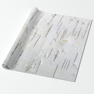 Birch bark pattern wrapping paper